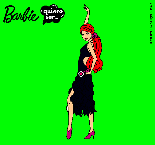 Barbie flamenca