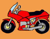 Dibujo Motocicleta pintado por anais001