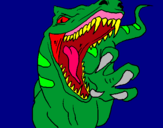 Dibujo Velociraptor II pintado por guau
