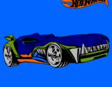 Dibujo Hot Wheels 3 pintado por mustang