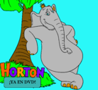 Dibujo Horton pintado por bruna