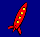 Dibujo Cohete II pintado por DORTY