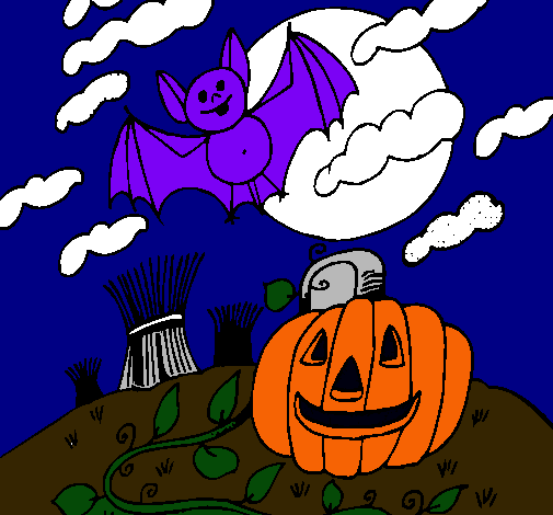 Paisaje de Halloween