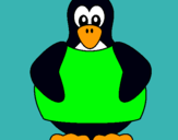 Dibujo Pingüino pintado por pinguidani