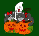 Dibujo Halloween pintado por FANTASMS5647