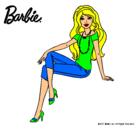 Dibujo Barbie moderna pintado por druky24