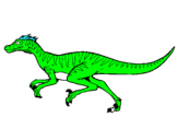 Dibujo Velociraptor pintado por Lhaturrita