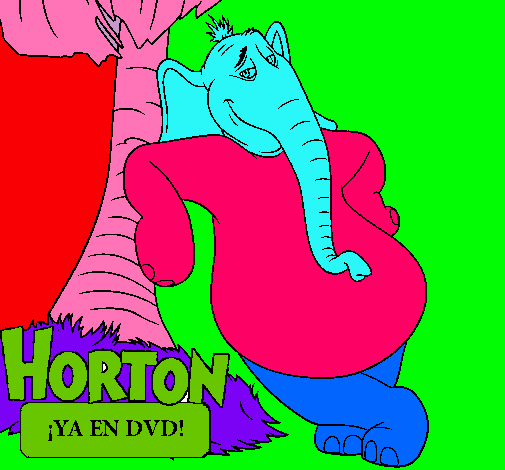 Dibujo Horton pintado por BesitoMari