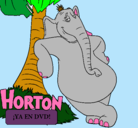 Dibujo Horton pintado por camilas12345