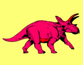 Dibujo Triceratops pintado por juan2152