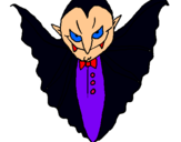 Dibujo Vampiro terrorífico pintado por ggygkyyknk