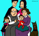 Dibujo Familia pintado por cristiyjose