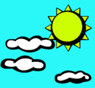Dibujo Sol y nubes 2 pintado por iiiiiiiiiiii