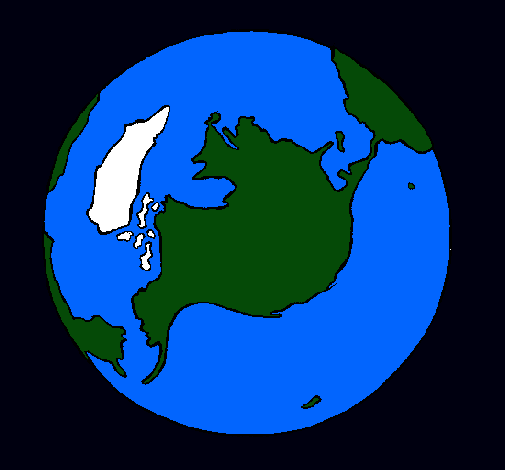 Dibujo Planeta Tierra pintado por rembrandt