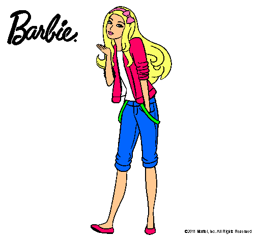 Barbie con look casual