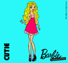 Dibujo Barbie Fashionista 3 pintado por gitana