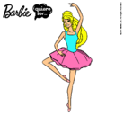 Dibujo Barbie bailarina de ballet pintado por Cayetana