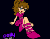 Dibujo Polly Pocket 9 pintado por polipokete