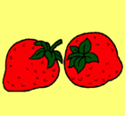 Dibujo fresas pintado por gabriel0707