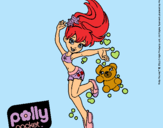 Dibujo Polly Pocket 14 pintado por shopy