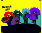 Dibujo Mariachi Owls pintado por aciles