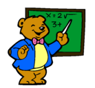 Dibujo Profesor oso pintado por elenagil