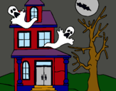 Dibujo Casa fantansma pintado por Elisa95