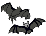Dibujo Un par de murciélagos pintado por angelina2