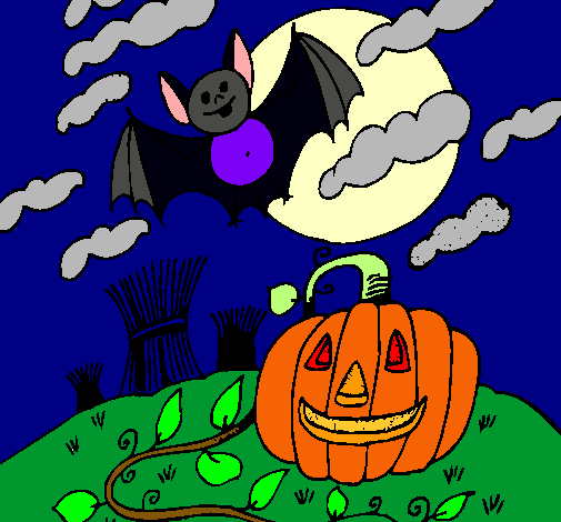 Paisaje de Halloween