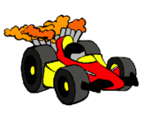 Dibujo Coche de Fórmula 1 pintado por Ferrari