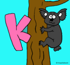 Dibujo Koala pintado por danis123