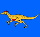 Dibujo Velociraptor pintado por naizayrodri