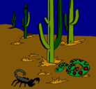 Dibujo Desierto pintado por tacablanca