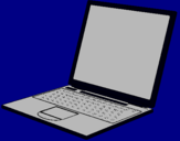 Dibujo Ordenador portátil pintado por laptop