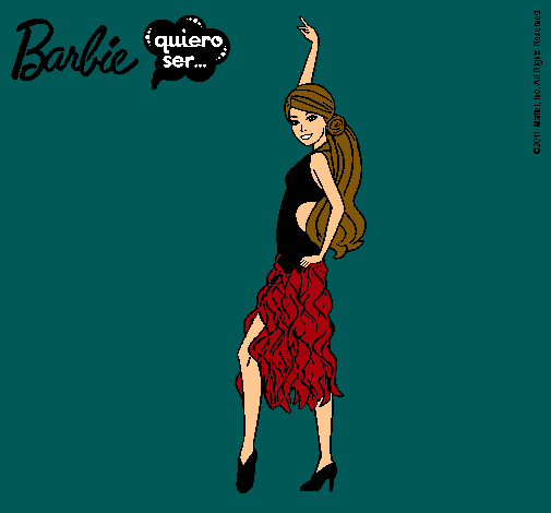 Barbie flamenca