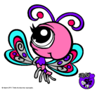 Dibujo Mariposa Littlest Pet Shop 2 pintado por berta123