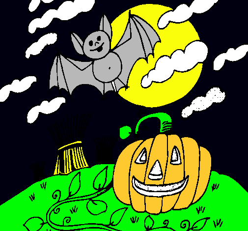 Paisaje de Halloween