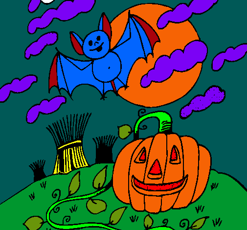 Paisaje de Halloween