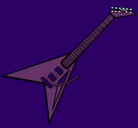 Dibujo Guitarra eléctrica II pintado por kkkkkkkkkkkk