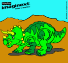 Dibujo Imaginext 13 pintado por dinosauri