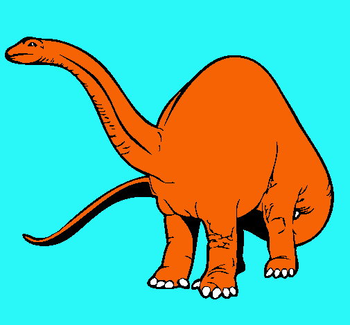 Dibujo Braquiosaurio II pintado por Sophie_ZT