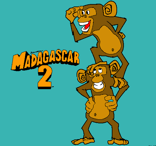 Madagascar 2 Manson y Phil