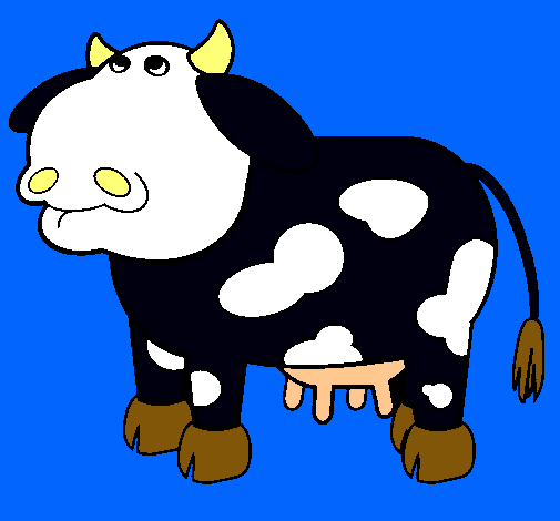 Vaca pensativa