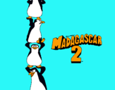 Dibujo Madagascar 2 Pingüinos pintado por sofialessio