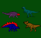 Dibujo Dinosaurios de tierra pintado por matidsa