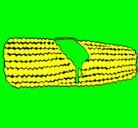Dibujo Mazorca de maíz pintado por americarocio