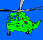 Dibujo Helicóptero al rescate pintado por javisusin