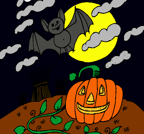 Paisaje de Halloween