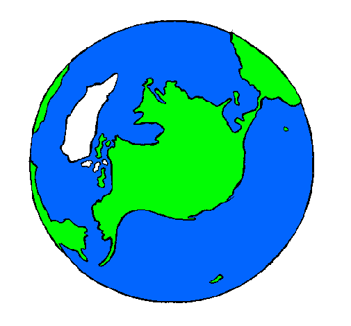 Dibujo Planeta Tierra pintado por aylencita