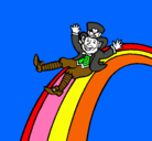 Dibujo Duende en el arco iris pintado por Gergoe